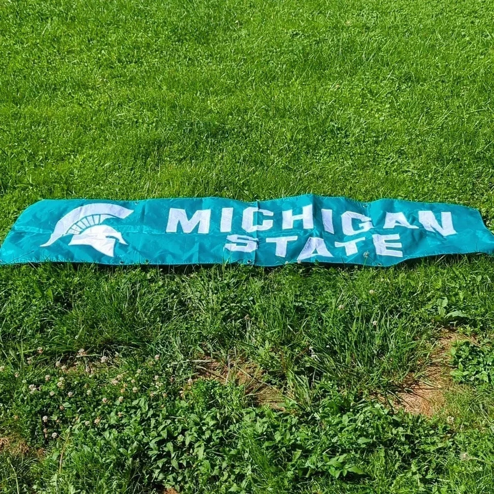 💖Michigan State‎ Flag. 91/24 inches.